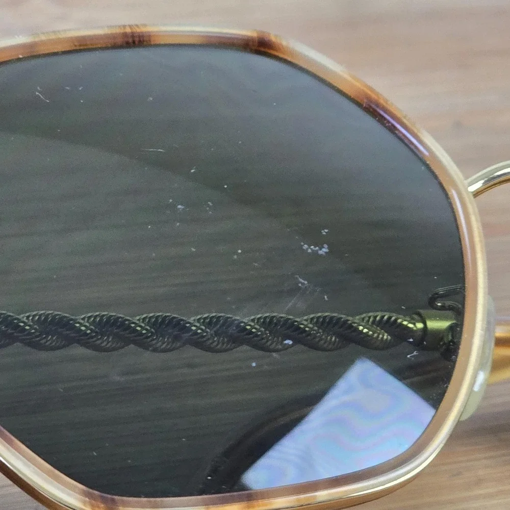 Tory Burch TY 6092 Sunglasses Womens 55-19-140 Gold Tortoise Frames Only
